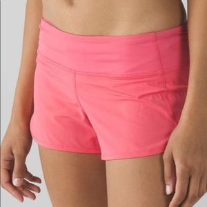 Size 6 Lululemon Speed Shorts